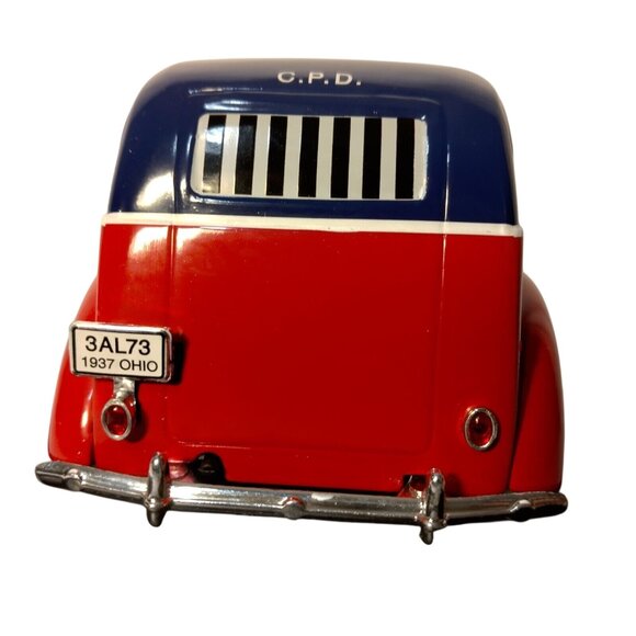 Cleveland Police Department 1937 Chevy Panel Die Cast Car Emergency Patrol CPD - Picture 8 of 14